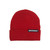 Independent Bar Label Beanie Mens in Indy Red