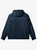 Quiksilver Saturn Trucker Hooded Jacket Mens in Dark Navy