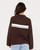 Rusty White Lines Oversized Crew Neck Knit Womens in Cappuccino