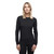 Le Bent Core Lightweight Base Layer Crew Womens in Black