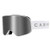 Carve Frother Goggle in Matte White Grey Silver Mirror