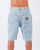 Town & Country Thrift Denim Short Mens in Bleached Blue