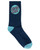 Santa Cruz Other Dot Sock 4 Pack Womens 6-10US in White Jade Dark Blue