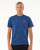 Rip Curl Wetsuit Icon Tee Mens in Washed Navy