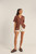 Rhythm Astrid Elasticated Short Womens in Oat