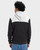 Quiksilver Keller Block Zip Fleece Mens in Black Heather