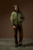 Brixton Dillinger Flight Bomber Jacket Mens in Cypress Green
