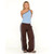 Rusty Bronson Low Rise Trackpant Womens in Java