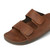 Reef Ojai Two Bar Sandal Mens in Dark Brown