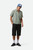 Brixton Choice Chino Baggy Short Mens in Black