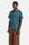 Brixton Mechanics Cru Short Sleeve Shirt Mens in Night Sage
