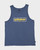 Quiksilver Retro Box Tank Mens in China Blue