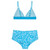 Roxy Flaura Bico Tri Swim Set Girls in Malibu Blue Flaura