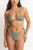 Rhythm Classic Slide Tri Bikini Top Womens in Olive