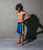 Former System Merch 19in Trunk Boardshort Mens in Cobalt
