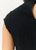 Afends Focus Seersucker Mock Neck Top Womens in Black Afends Focus Seersucker Mock Neck Top Womens in Black