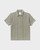 RVCA Vacancy Stripe Short Sleeve Shirt Mens in Light Olive