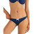 Rhythm Lily Rib Low Rise Cheeky Bikini Pant Womens in Ink