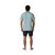 Vissla Twisted Eco Rashvest Mens in Sea Green Heather Vissla Twisted Eco Rashvest Mens in Sea Green Heather
