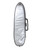 Creatures Of Leisure Fish Icon 6ft 7 Cover in Silver Black Creatures Of Leisure Fish Icon 6ft 7 Cover in Silver Black
