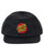 Santa Cruz Classic Dot Snapback Cap Boys in Black