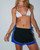 Rusty Elastic Panel Crank Boardshort Womens in Coal