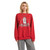 Brixton Coors Light Caster Crew Fleece Womens in Coors Red