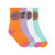 Santa Cruz Other Dot Crew Sock 4 Pack Girls 2-6US in Orange Lavender
