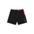 Rivvia Frequency 21in Grid Trunk Boardshort Mens in Black Red