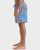 Quiksilver Surfsilk Straight Volley 17in Short Mens in Coronet Blue Natural Surrealis