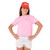 Rip Curl Surf Puff Baby Crop Tee Junior Girls in Bright Pink