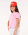 Rip Curl Surf Puff Baby Crop Tee Junior Girls in Bright Pink