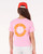 Rip Curl Surf Puff Baby Crop Tee Junior Girls in Bright Pink