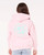 Rip Curl Luxe Surf Hoodie Girls in Pastel Pink