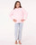 Rip Curl Luxe Surf Hoodie Girls in Pastel Pink