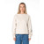 Rusty Two Timer Panelled Crew Fleece Womens in Oatmeal Grey