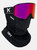 Anon M4 Cylindrical Low Bridge Goggle + MFI Face Mask in Black Perceive Sunny Red + Perceive Cloudy Burst