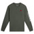 Florence Marine X Burgee Long Sleeve Tee Mens in Moss Grey