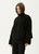 Afends Berlin Reversible Polar Fleece Jacket Womens in Black