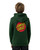 Santa Cruz Classic Dot Puff Chest Hoodie Boys in Dark Green