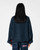 Rusty Two Tides Zip Through Sherpa Fleece Womens in Navy Red