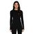 Le Bent Heavyweight Grid Fleece Base Layer Crew Womens in Black