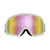 Dragon DX3 OTG Low Bridge Goggle in White Lumalens Pink Ion
