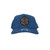 Brixton Crest C MP Snapback Cap in Medium Rinse Denim