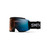 Smith Squad XL Goggle in Black ChromaPop Pro Photochromic Blue Mirror