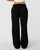 Rip Curl Surf Puff Wide Leg Trackpant Womens in Washed Black