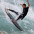 FCS II Channel Islands PC Large Quad Rear Fin Set in Black Flame