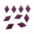 One Ball Jay Purple Neils Diamonds Snowboard Stomp Pad
