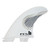 FCS II Gabriel Medina PC Large Tri Fin Set in Black White