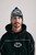 Blak Slap Beanie in Black White & White Black